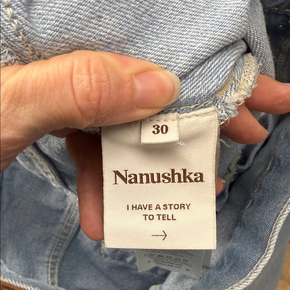 NANUSHKA blue vintage jeans sz 30 NWOT - Picture 10 of 12